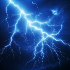 Electrifying Display of Atmospheric Lightning Illuminating the Sky