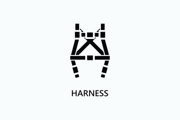 Harness Vector Icon Or Logo Illustration