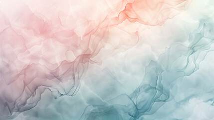 Fototapeta premium Abstract Smoke Waves in Pastel Colors 