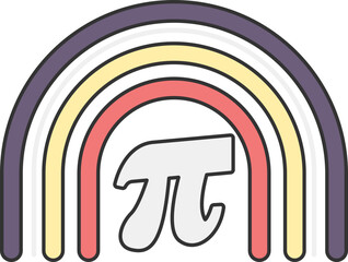 Pi Day Illustration Symbol