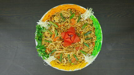 Chicken Noodles is Succulent Poultry and Silken Noodles Mingle in a Fragrant Broth, Offering a Satisfying Culinary Journey Perfect for Cozy Evenings or Quick, Flavorful Meals