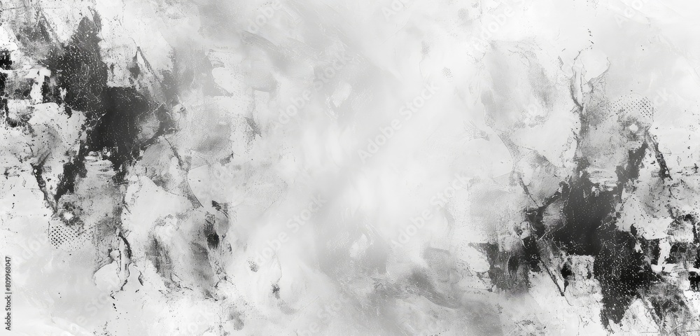 Poster abstract monochrome ink splatter dynamic background