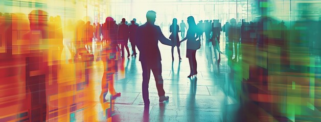 Business Professionals in a Dynamic Corporate Environment