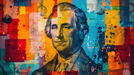 Fototapeta premium Harness the power of art and creativity to raise awareness about the savings crisis and stimulate conversations around financial well-being through exhibitions, performances, and installations.
