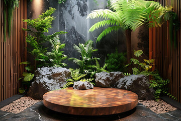 Obraz premium 3d Luxury Podium Stage Display Image