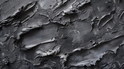 Abstract Black Textured Surface for Background