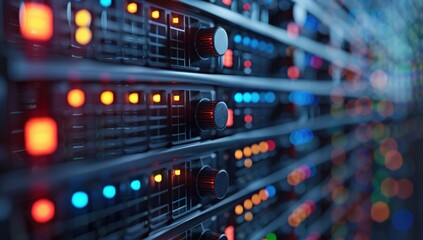 Showcase the reliability of a backup system by capturing data replication in progress, ensuring continuity in operations.