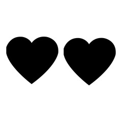 Heart icon design illustration.