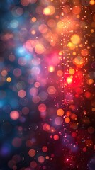 Bokeh lamp colorful bokeh abstract design light glowing background glittering bright shiny night sparkle decoration defocused blurred