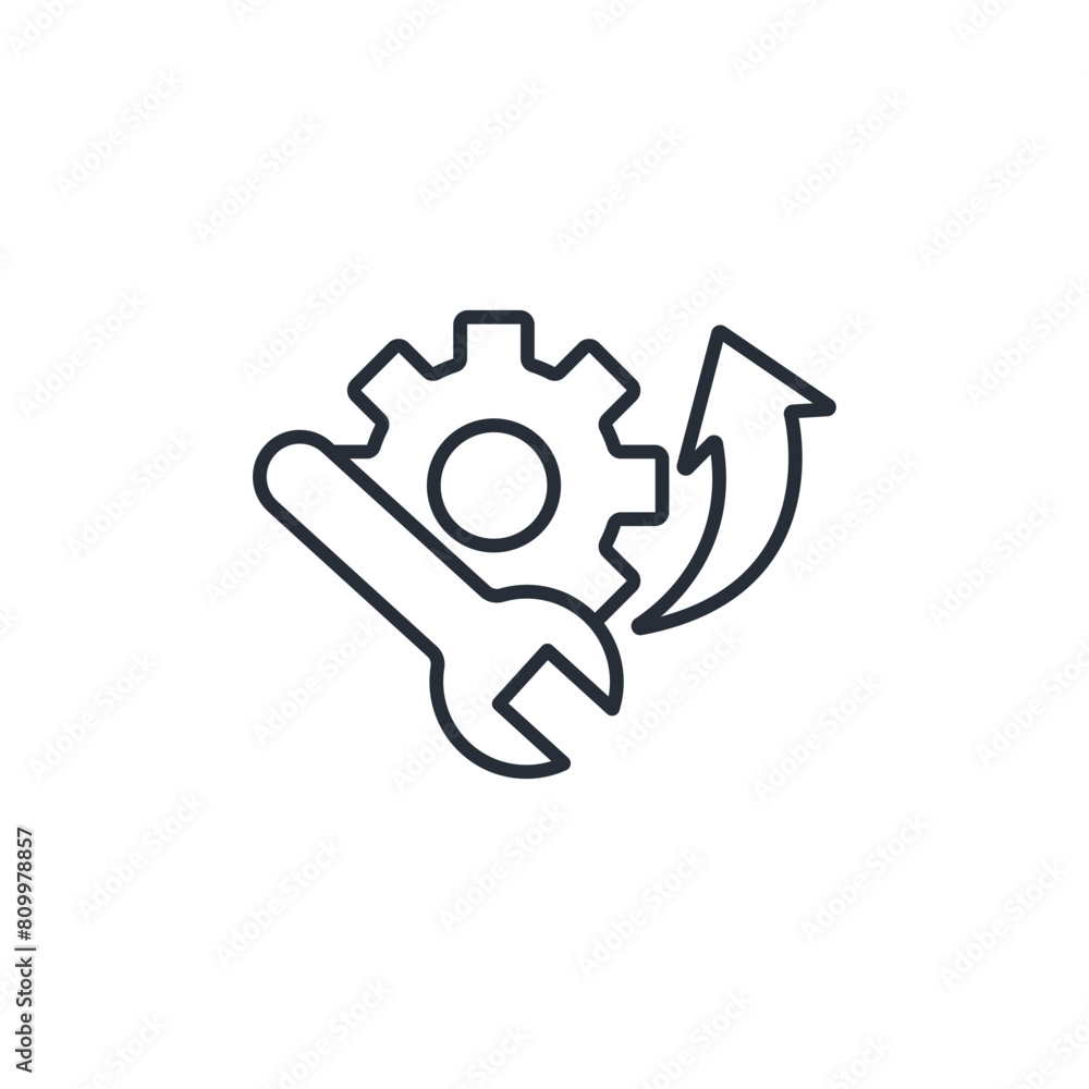 Poster fixing icon. vector.editable stroke.linear style sign for use web design,logo.symbol illustration.