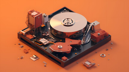 Obraz premium Data Recovery illustration