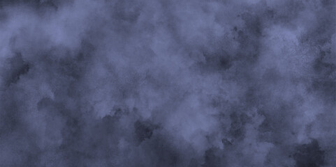 Smoke in the dark blue texture, watercolor background concept design background with smoke, watercolor painted mottled blue background with vintage grunge, Cloudy blue watercolor background texture.