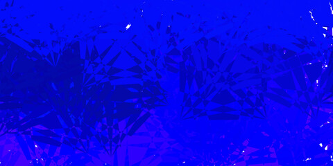 Dark Gray vector texture with random triangles.