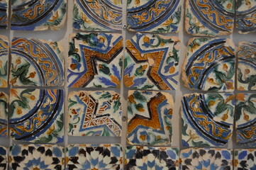 Portogallo,Lisbona,Museo degli azulejos,particolare