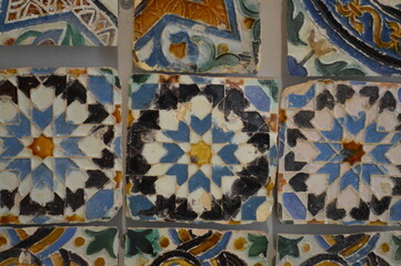 Portogallo,Lisbona,Museo degli azulejos,particolare