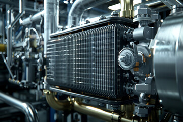 Power generation cooling technology showcasing how radiators play a crucial role in machinery efficiency 