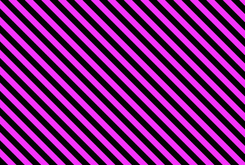 Shocking Bright Neon Pink color and black color background with lines. traditional vertical striped...