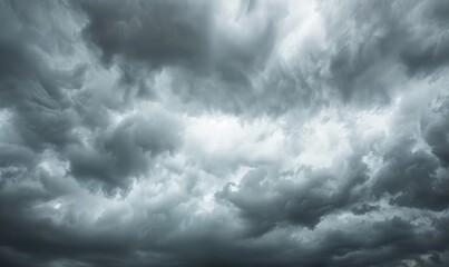 Obraz premium Overcast night sky with no visible stars