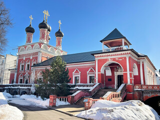The Church of Sergius of Radonezh of the Vysoko-Petrovsky monastery. 28 Petrovka Street, building...
