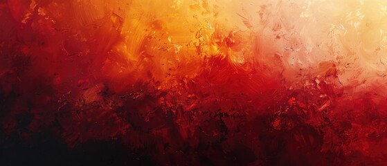 A gorgeous, painterly abstract backdrop featuring vermilion, sapphire, and marigold colors and textures.