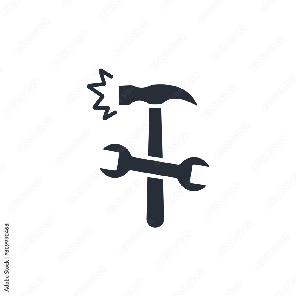 Poster tools icon. vector.editable stroke.linear style sign for use web design,logo.symbol illustration.