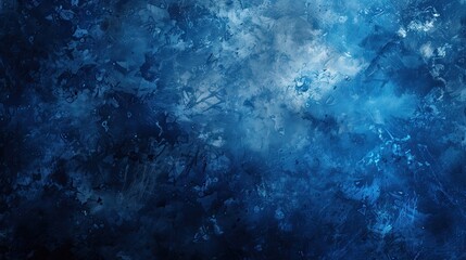 Fototapeta premium Abstract blue grunge background