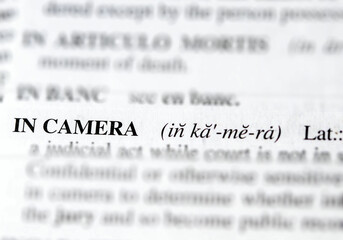 Fototapeta premium close up photo of the words in camera