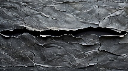   A monochrome image of a wooden split with flaking paint
