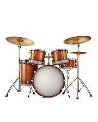 Drums set,isolated on white background