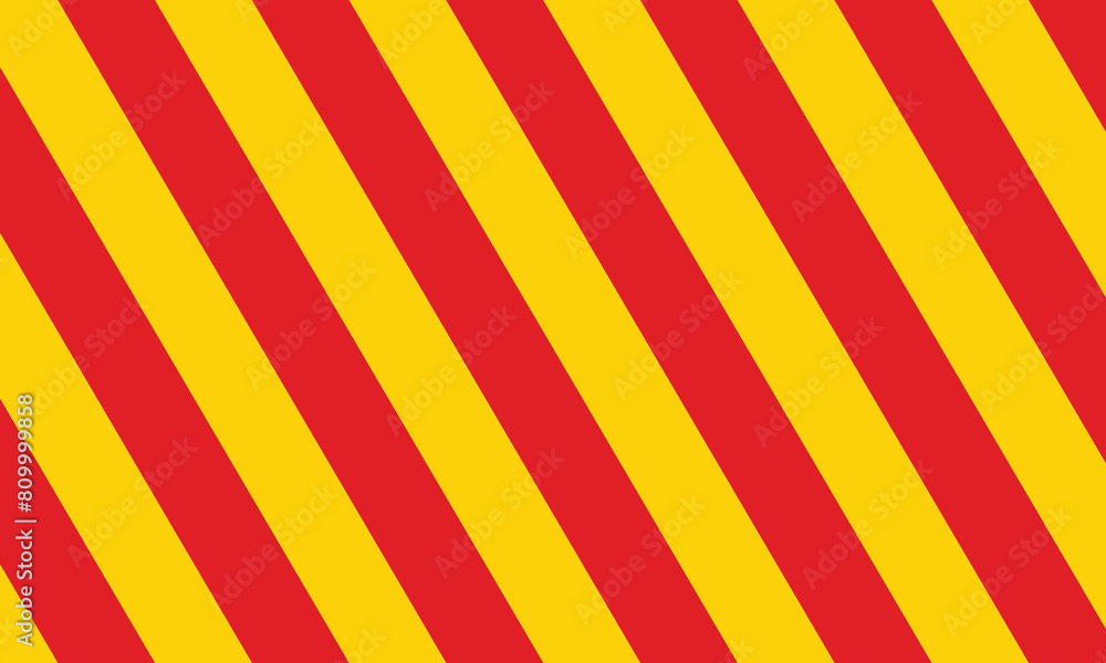 Poster vertical red and yellow stripes background. seamless and repeating pattern. editable template. strip