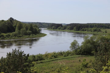 Park Regionalny Zakola Niemna (Litwa) - widok na rzekę