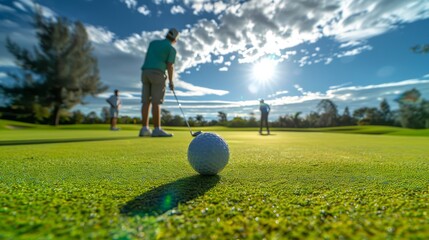 golfers as they face the challenges of the course generative ai