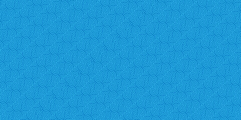 Overlapping Pattern Minimal diamond geometric waves spiral and abstract circle wave line. blue color seamless tile stripe geometric create retro square line backdrop pattern background.