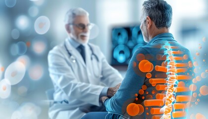 Medical seminar with a demonstration of trigger point injections for doctors specializing in Myofascial Pain Syndrome