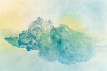 Abstract colorful water color for background,  Digital art painting,  Illustration