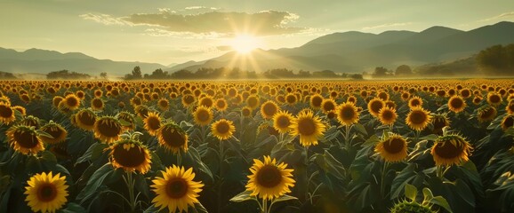 Obraz premium sunflower oil seeds production Bio