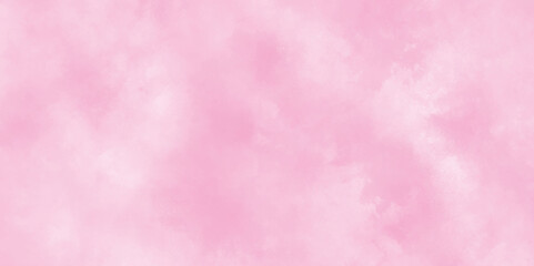 Hand-drawn bright pink gradient abstract watercolor background texture, Pink watercolor texture with fogg and clouds, smooth wallpaper, paper pink smoke and cloudy stains.