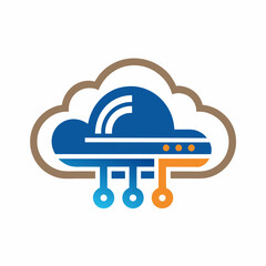 cloud computing concept illustration
