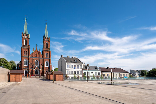 Kutno &ndash; miasto w centralnej Polsce. Plac Wolności.