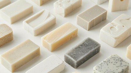 Soaps with clean lines and smooth edges generative ai