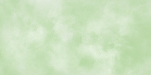 Vibrant mint green grunge texture with puffy and blurry natural clear clouds, grunge light mint green watercolor background clouds texture backdrop, Abstract blue color clouds background.