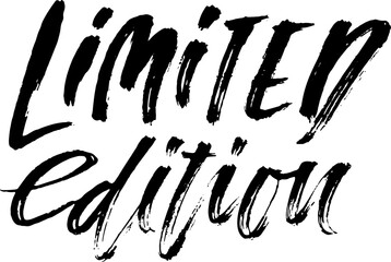 Limited Edition Modern Lettering Design.