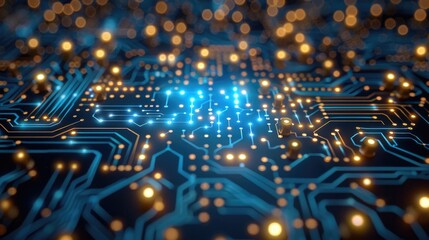 Fototapeta premium circuit board background