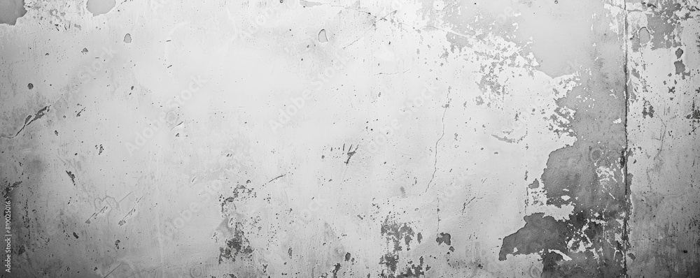 Poster abstract minimalist background with grunge texture, featuring a white square, a red circle, and a gr