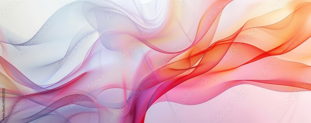 Poster abstract minimalist background with organic shapes in the form of waves