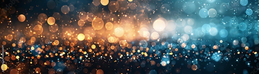 Poster abstract minimalist background with soft bokeh lights and bokeh
