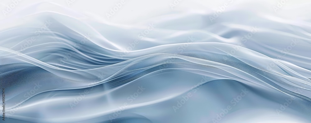 Poster abstract minimalist background with soft lines in the form of waves, featuring a white square, a red circle, and a green square arranged in a diagonal pattern