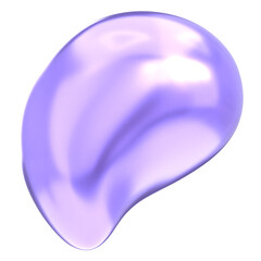 3D Liquid Abstract Y2K Chrome Render,