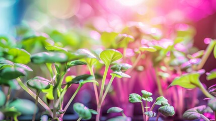 LED Lighting for Hydroponic Microgreen Growth