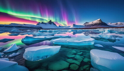  Icelandic Glacier Lagoon A Frozen Wonderland